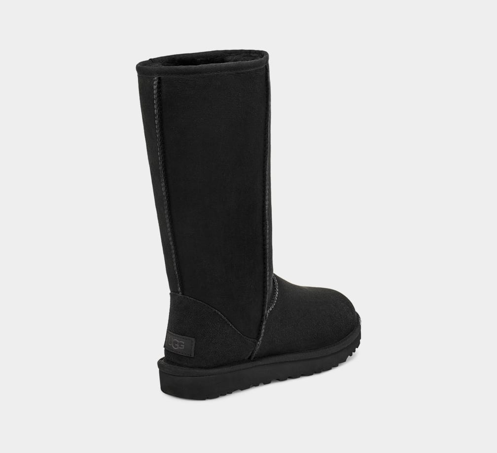 Black Ugg Classic Tall II Women Boots | 380461-HRW