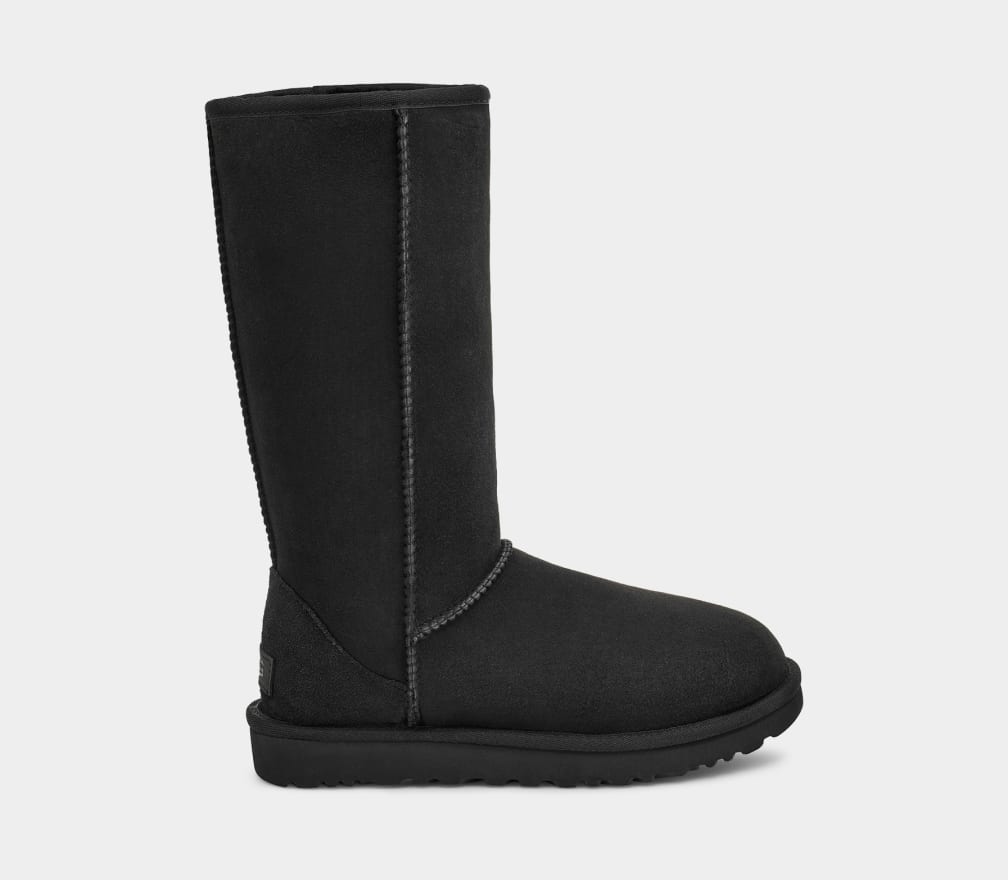 Black Ugg Classic Tall II Women Boots | 380461-HRW