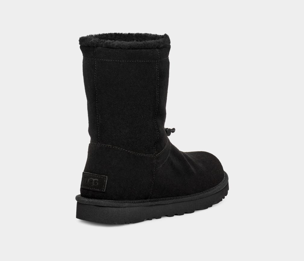 Black Ugg Classic Toggler Women Boots | 138562-AUB