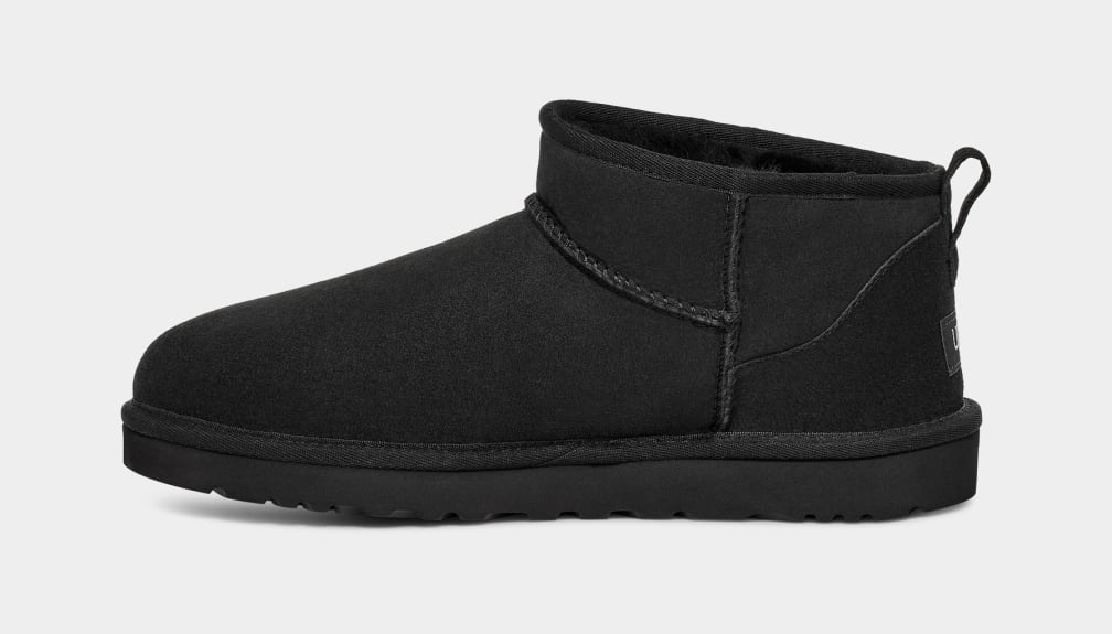 Black Ugg Classic Ultra Mini Men Boots | 503192-GUS