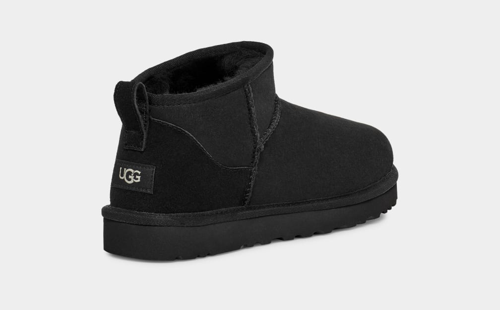 Black Ugg Classic Ultra Mini Men Boots | 503192-GUS