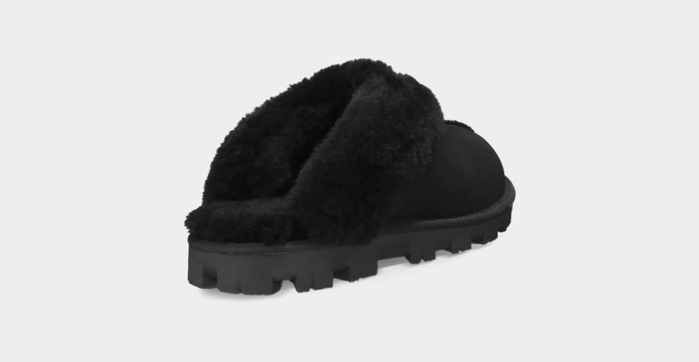 Black Ugg Coquette Women Slippers | 345697-OQX