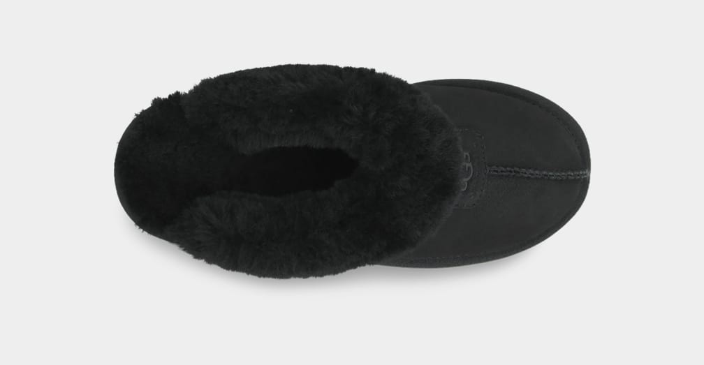 Black Ugg Coquette Women Slippers | 345697-OQX