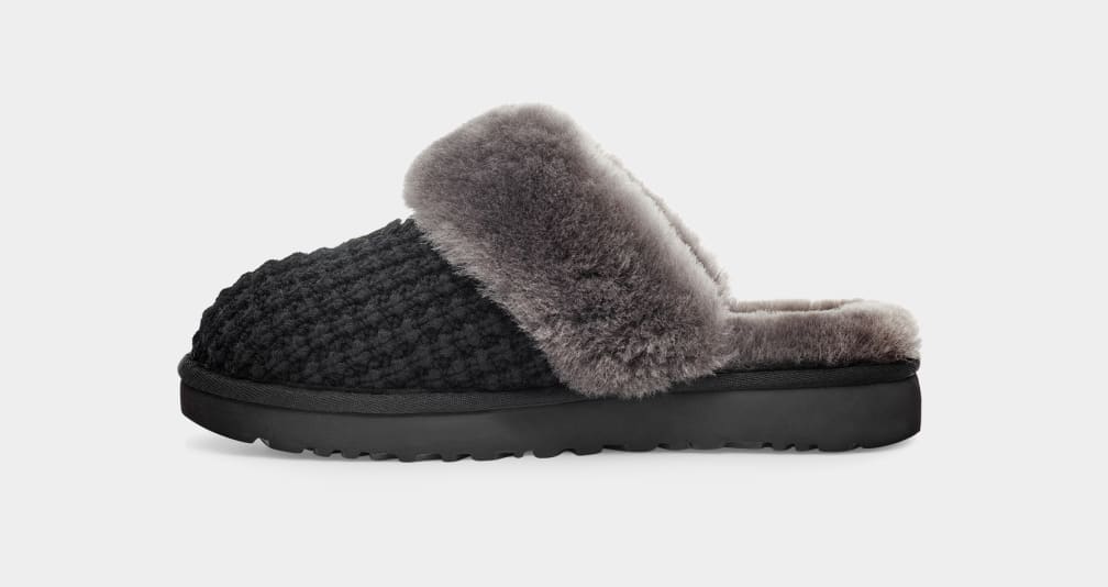 Black Ugg Cozy Women Slippers | 742689-ZRJ