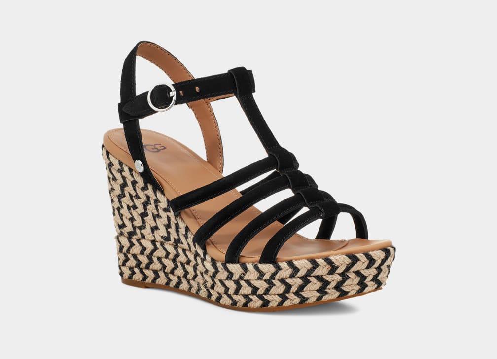 Black Ugg Cressida Women Sandals | 983071-NML