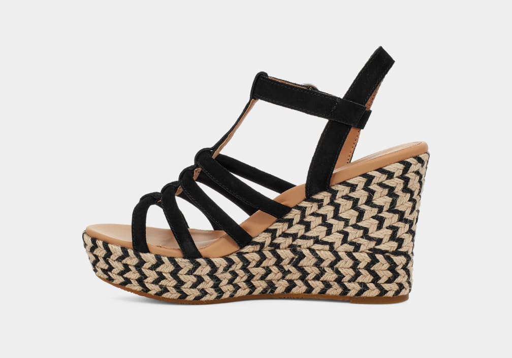 Black Ugg Cressida Women Sandals | 983071-NML