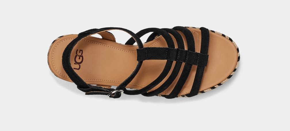 Black Ugg Cressida Women Sandals | 983071-NML