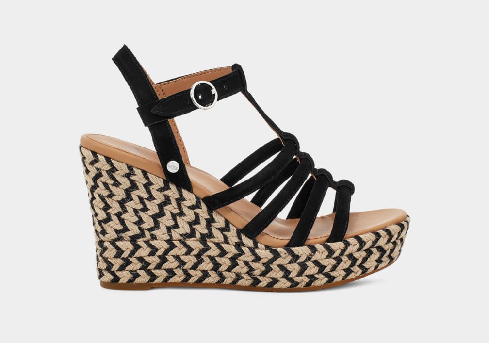 Black Ugg Cressida Women Sandals | 983071-NML