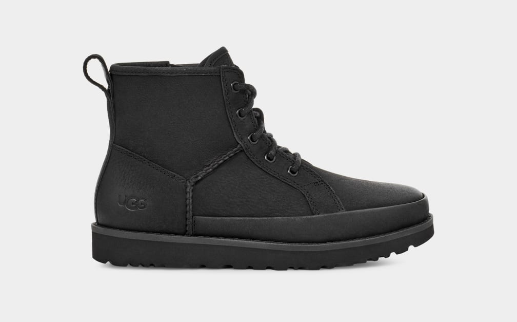 Black Ugg Deconstructed Lace Women Boots | 403571-CKU