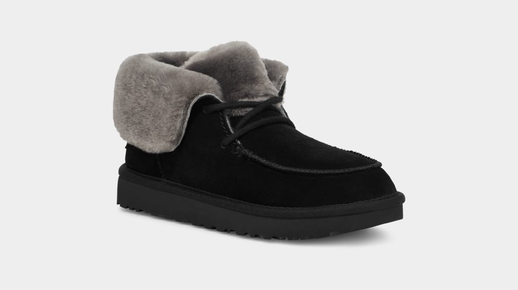 Black Ugg Diara Women Boots | 059481-LWC