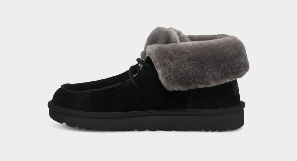 Black Ugg Diara Women Moccasins | 302856-ZOQ