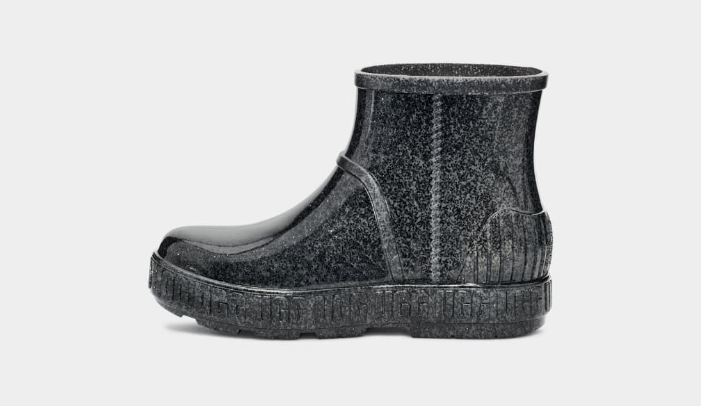 Black Ugg Drizlita Glitter Kids' Boots | 497265-JIB