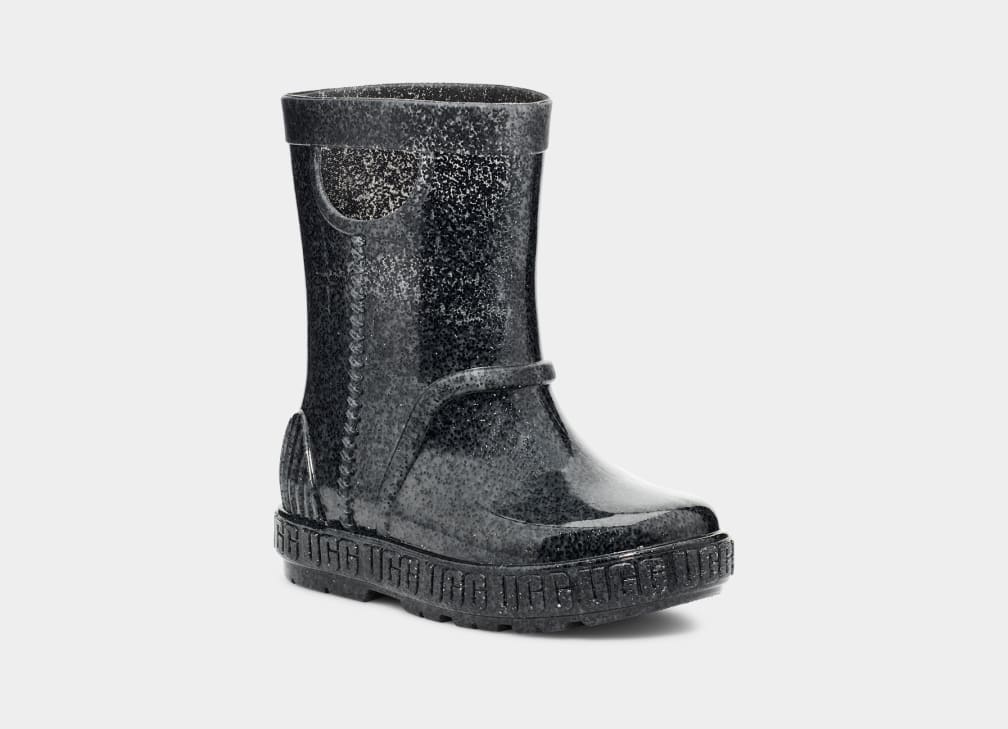 Black Ugg Drizlita Glitter Kids' Boots | 682739-HSK