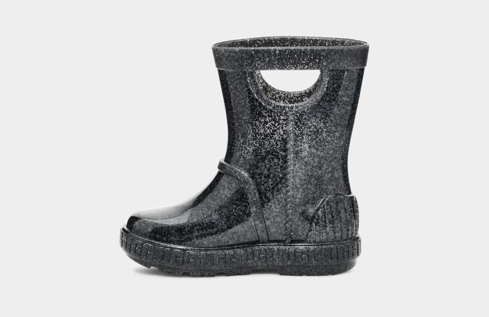 Black Ugg Drizlita Glitter Kids' Boots | 682739-HSK