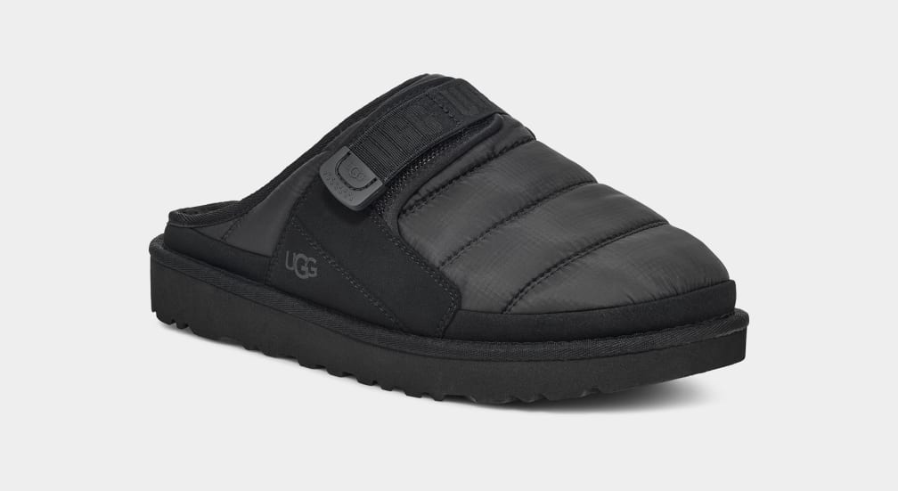 Black Ugg Dune LTA Men Slippers | 029374-MSX