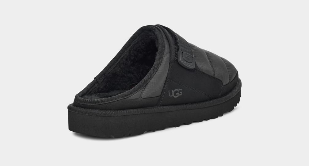 Black Ugg Dune LTA Men Slippers | 029374-MSX