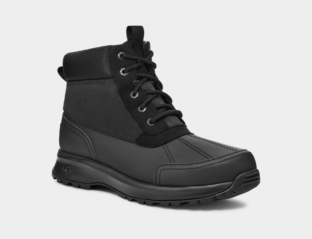 Black Ugg Emmett Duck Men Boots | 958036-CUI