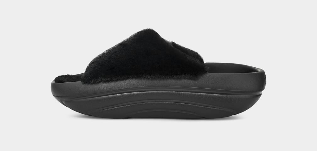 Black Ugg FoamOplush Women Slides | 041967-CSN