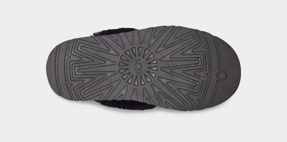 Black Ugg Funkette Women Slippers | 075914-FPY