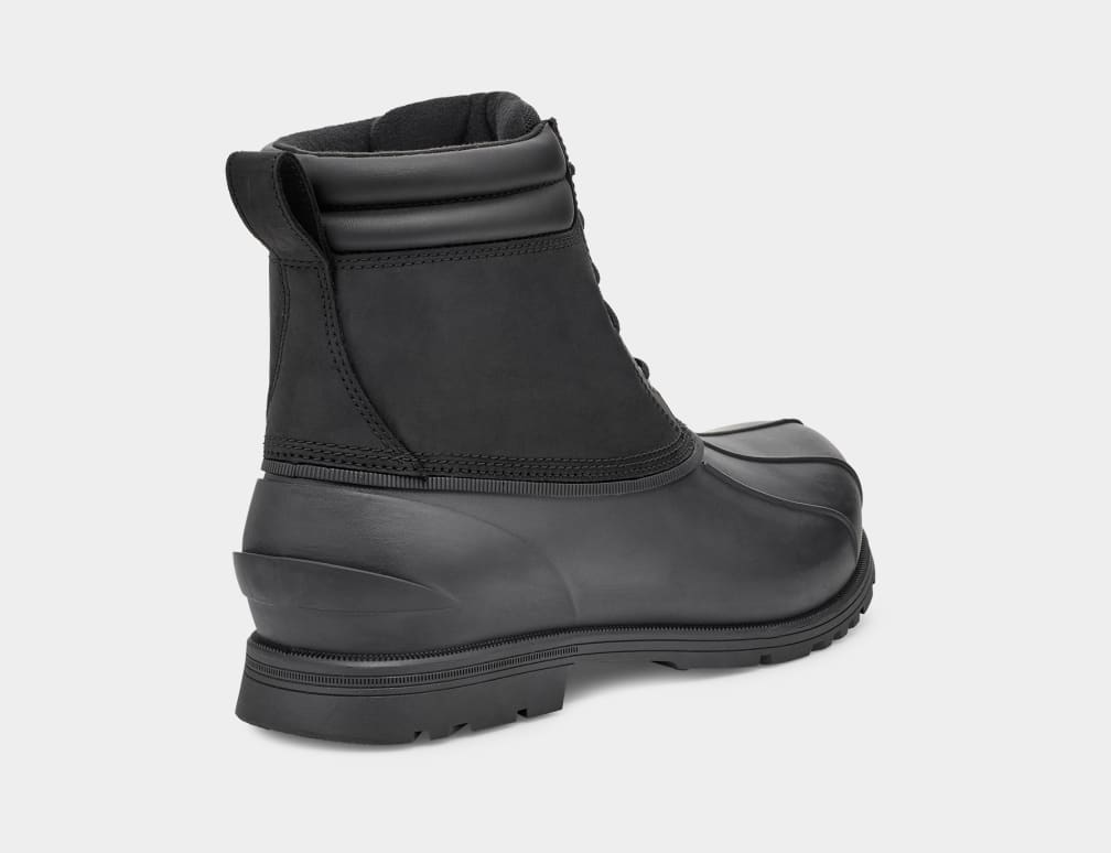 Black Ugg Gatson Mid Men Boots | 461328-LRH