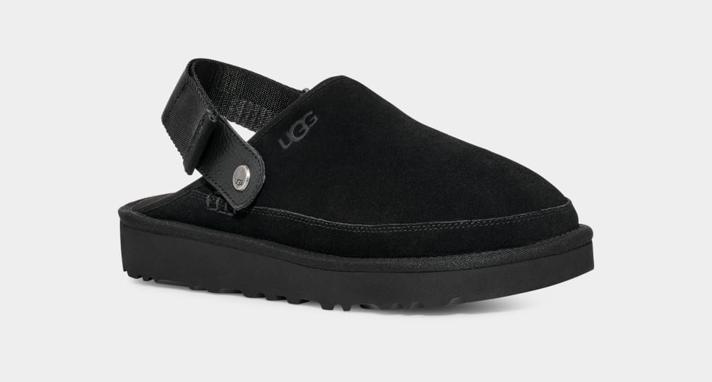 Black Ugg Goldencoast Men Sandals | 801352-BEV