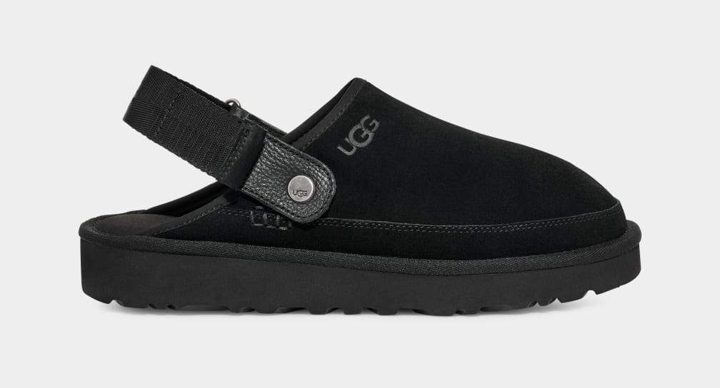 Black Ugg Goldencoast Men Sandals | 801352-BEV