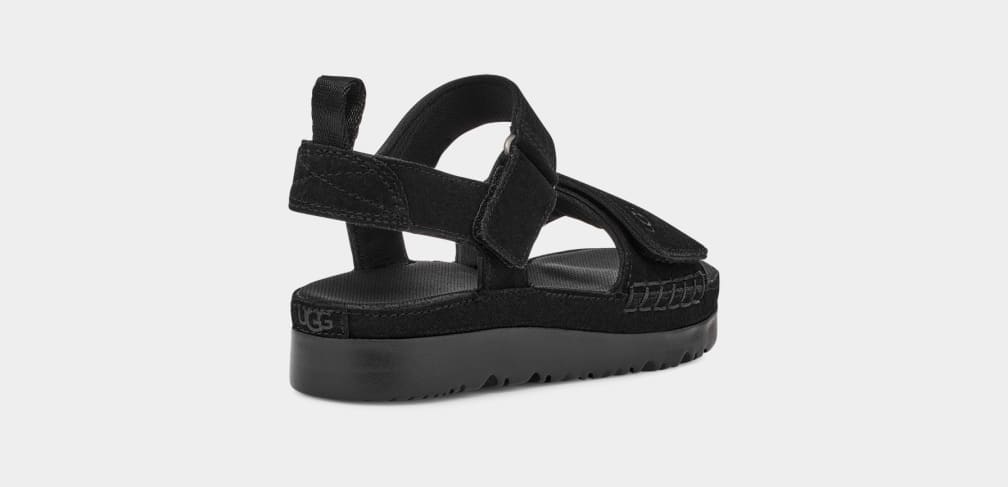 Black Ugg Goldenstar Kids' Sandals | 453026-FVQ