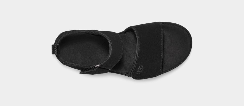 Black Ugg Goldenstar Kids' Sandals | 453026-FVQ