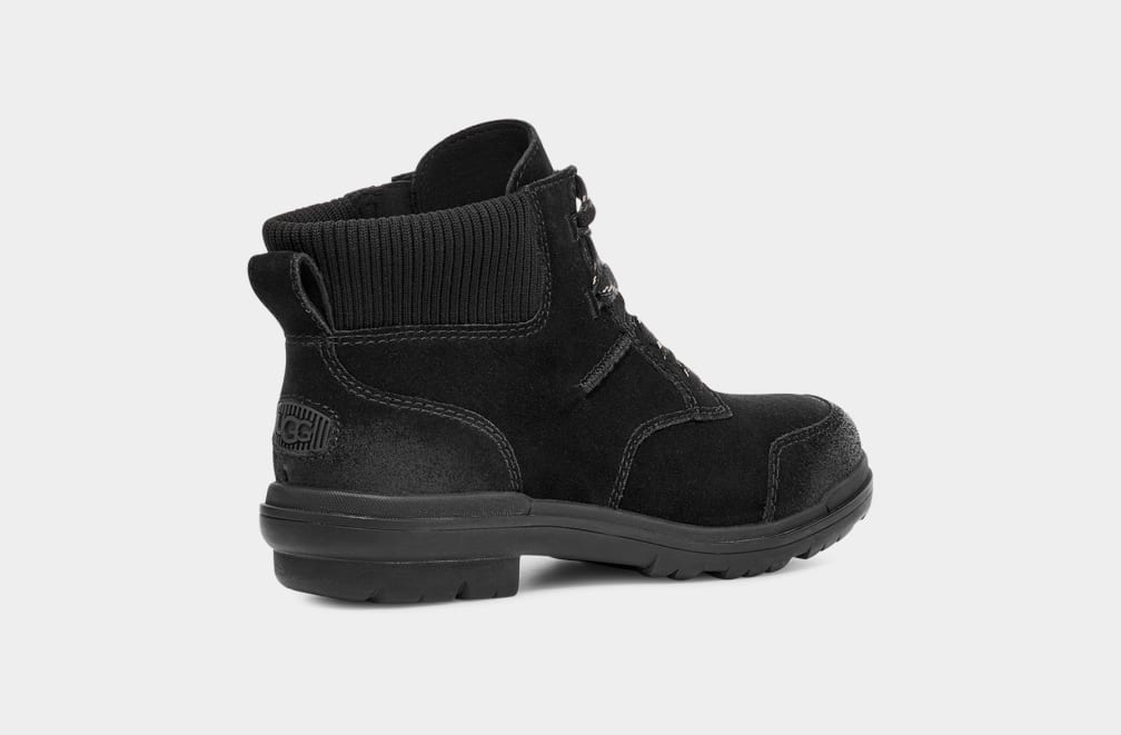 Black Ugg Hapsburg Women Ankle Boots | 214805-APB