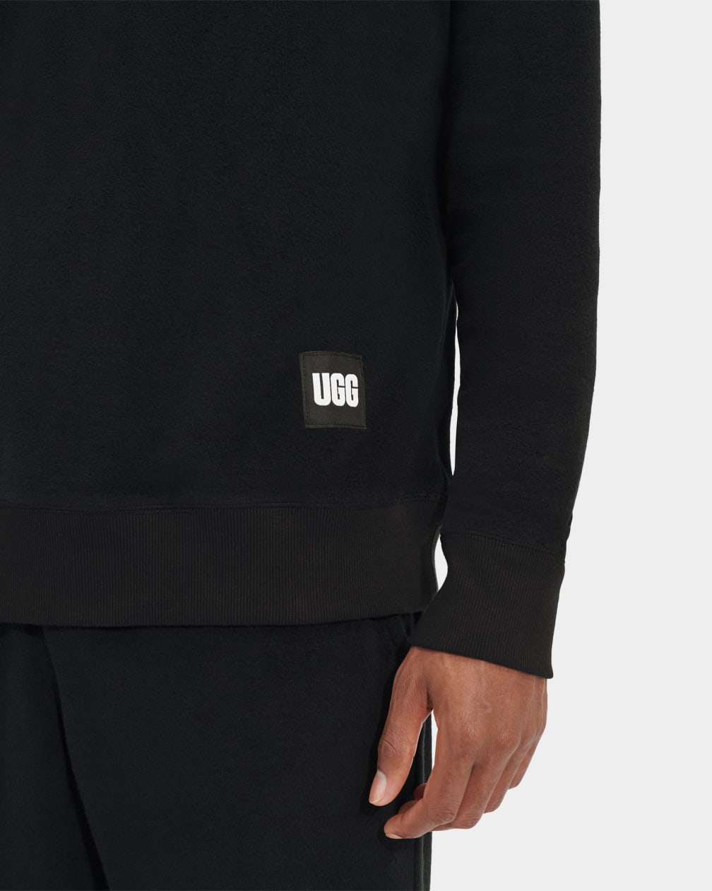 Black Ugg Kamryn Crewneck Men Sweatshirt | 978106-ZUX