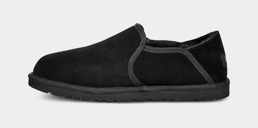 Black Ugg Kenton Men Moccasins | 549360-CEY