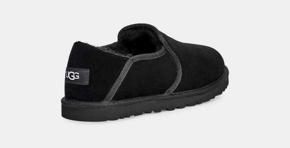 Black Ugg Kenton Men Moccasins | 549360-CEY