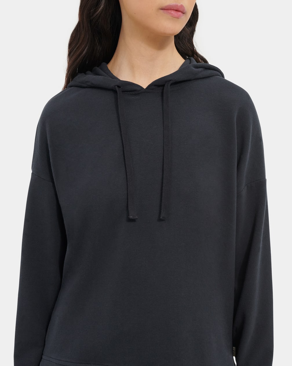 Black Ugg Kyree Micro Terry Women Hoodie | 250768-SXN