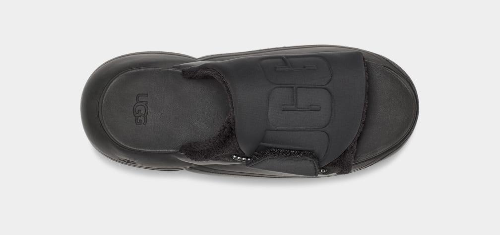 Black Ugg LA Cloud Women Slides | 695748-CXI