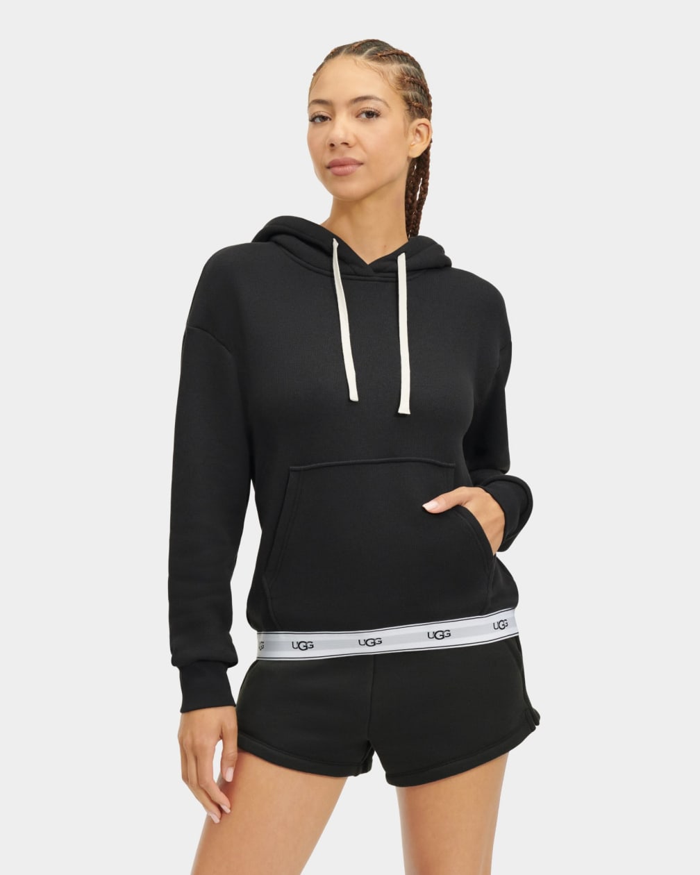 Black Ugg Lawna Women Sweatshirt | 503678-YES