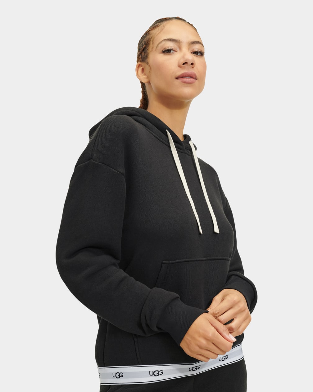 Black Ugg Lawna Women Sweatshirt | 503678-YES