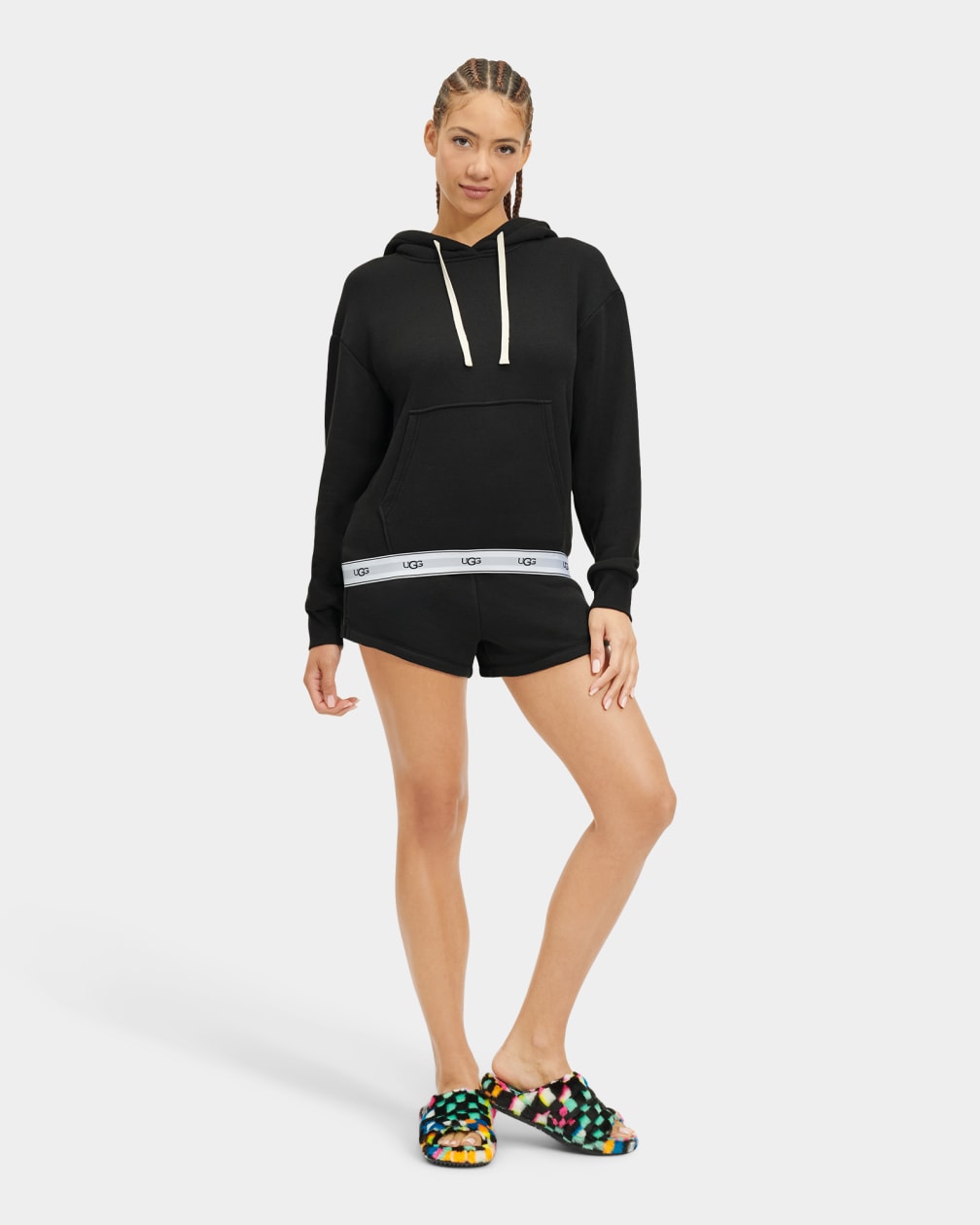 Black Ugg Lawna Women Sweatshirt | 503678-YES