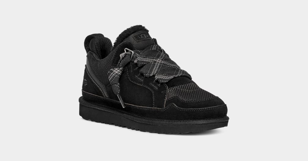 Black Ugg Lowmel Kids' Sneakers | 073849-DGM