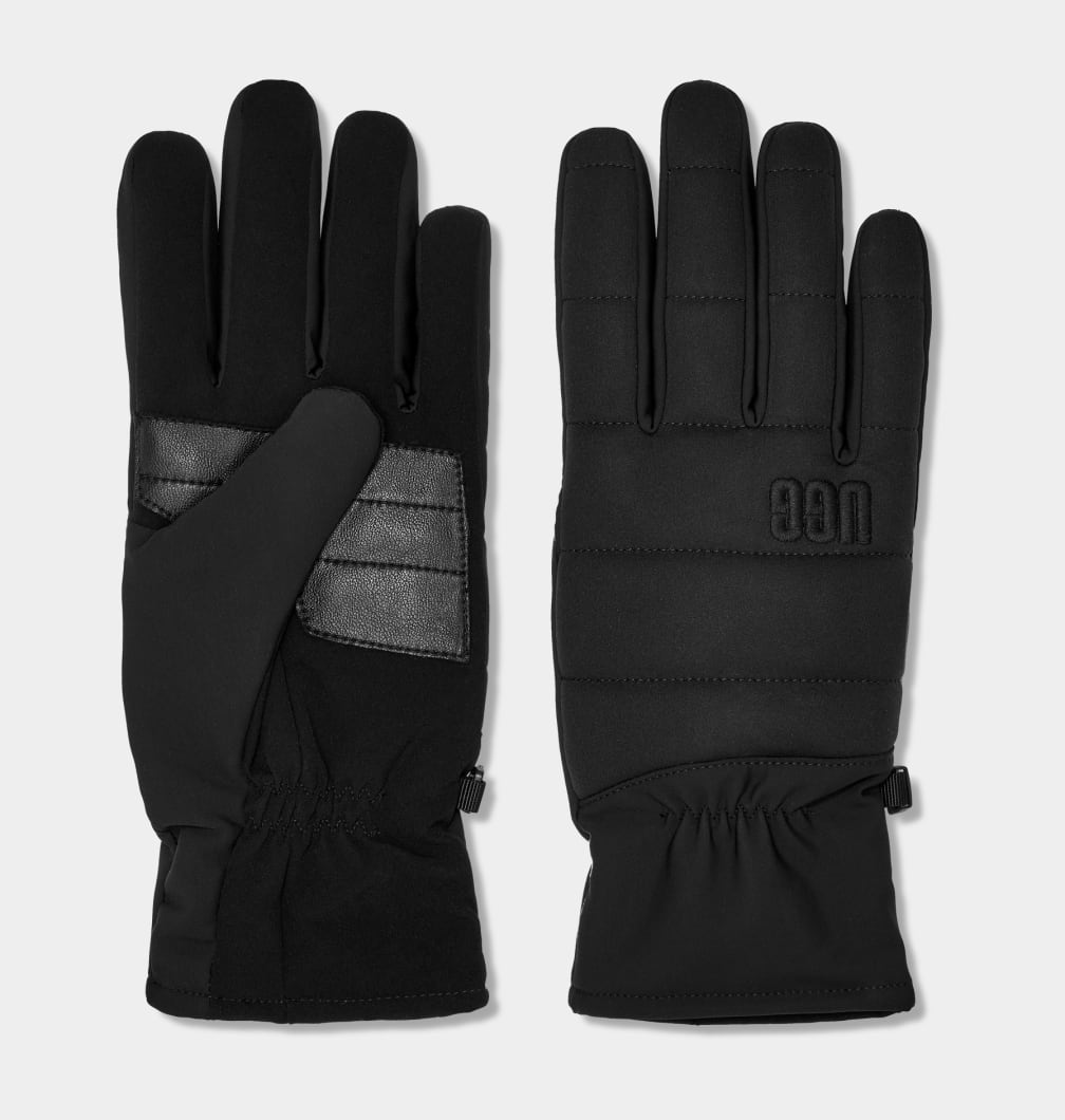 Black Ugg M All Weather Tech Men Gloves | 587431-ZRB