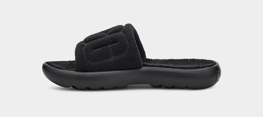 Black Ugg Mini Women Slides | 503641-GFA