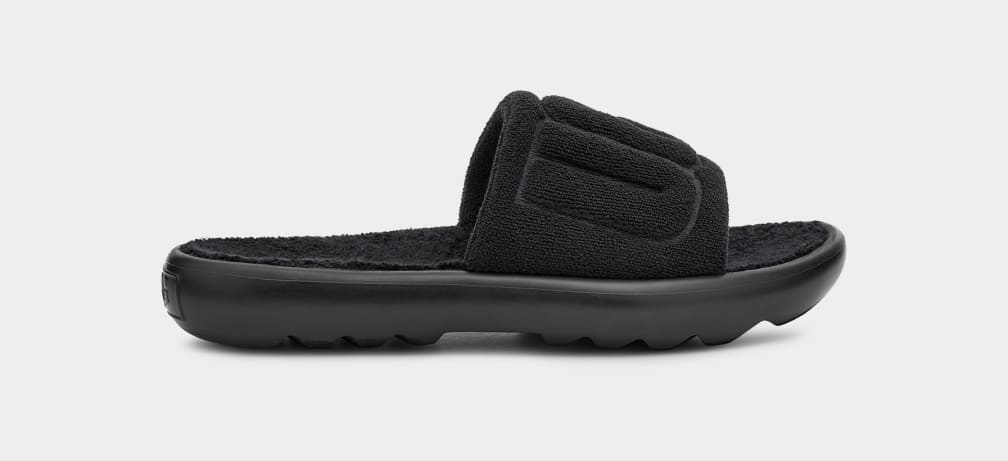 Black Ugg Mini Women Slides | 503641-GFA