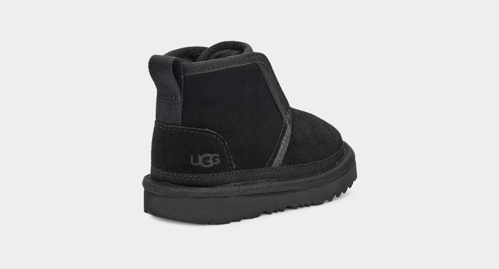 Black Ugg Neumel EZ-Fit Kids' Boots | 419730-XCJ