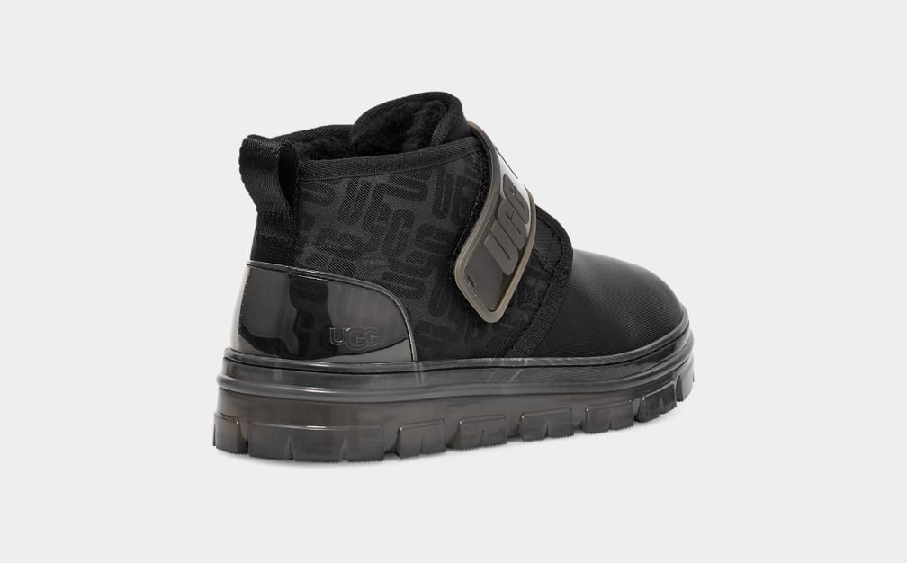 Black Ugg Neumel Graphic Monogram Women Boots | 248035-DFL