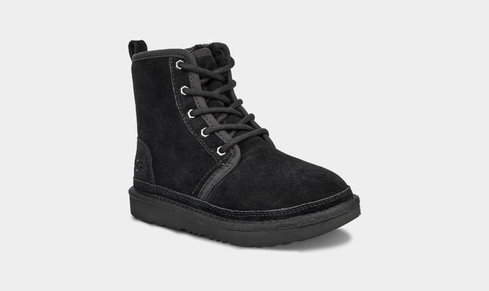 Black Ugg Neumel High Kids' Boots | 029783-MUE