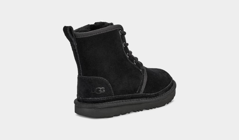 Black Ugg Neumel High Kids' Boots | 029783-MUE