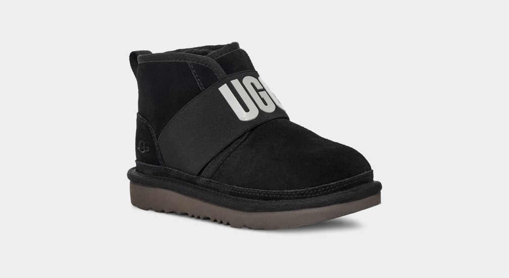 Black Ugg Neumel II Graphic Kids' Boots | 425630-EBI