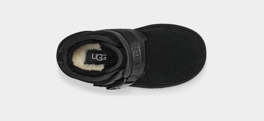 Black Ugg Neumel Snapback Kids' Boots | 549827-ZHF