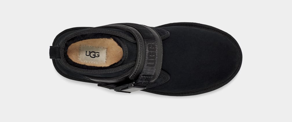 Black Ugg Neumel Snapback Men Boots | 190726-XYT