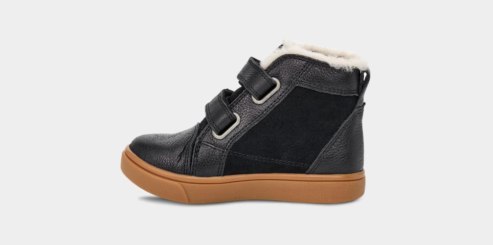 Black Ugg Rennon II Kids' Sneakers | 705384-LGZ