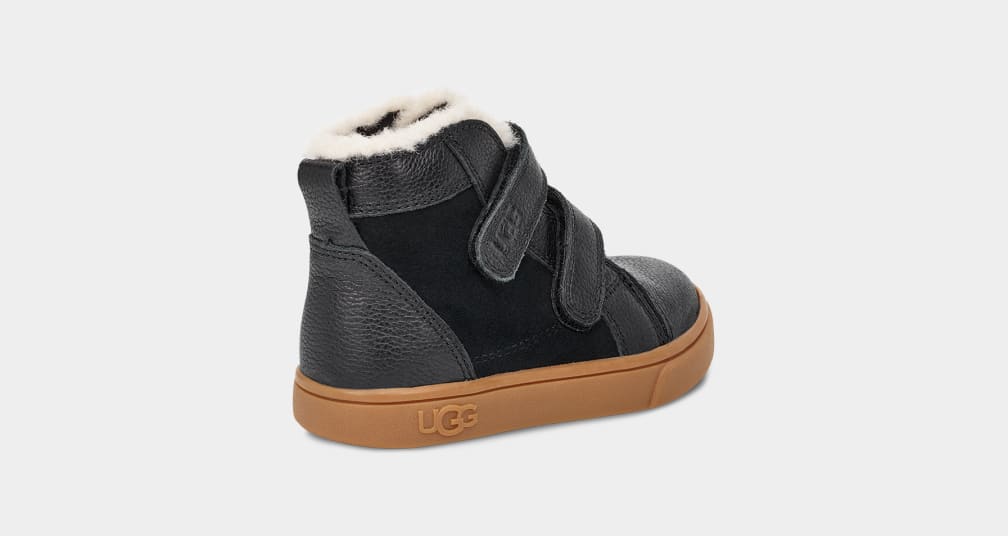 Black Ugg Rennon II Kids' Sneakers | 705384-LGZ